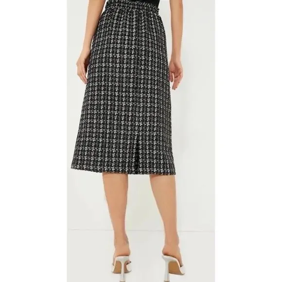 TUCKERNUCK Onyx Black Tweed Cece Skirt NWT Size Medium - Picture 4 of 7